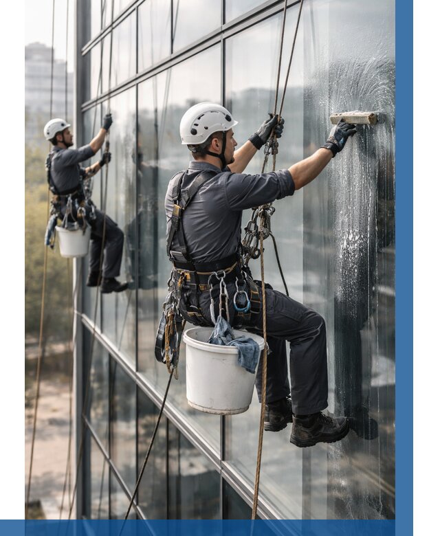 Мойка сплошного остекления в Гукове, заказать от 308 р.| ВЫСОТНИК-Гкв