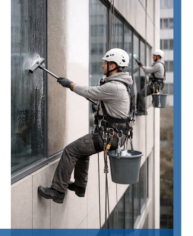 Мойка фасадов зданий в Гукове под ключ от 359 р. | ВЫСОТНИК-Гкв