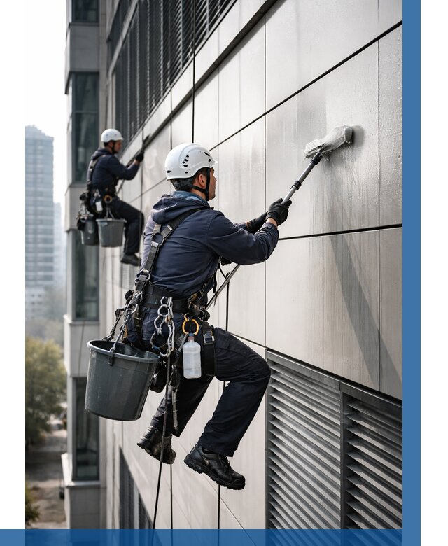 Мойка вентилируемого фасада в Гукове от 257 р. | ВЫСОТНИК-Гкв