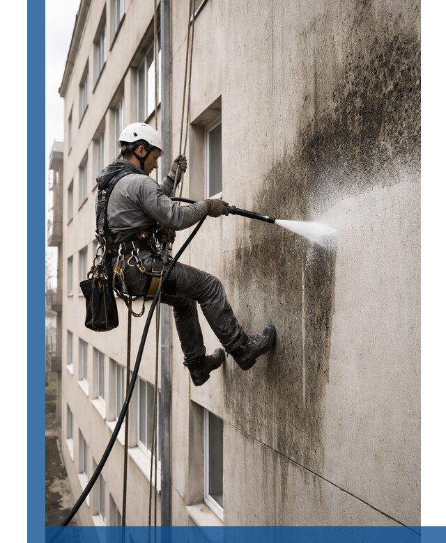 Профессиональная очистка фасадов от плесени в Гукове