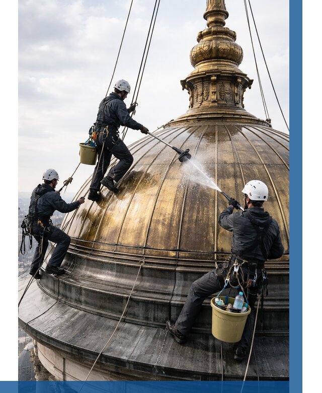Мойка куполов и шпилей в Гукове от 8213 р. - заказать | ВЫСОТНИК-Гкв