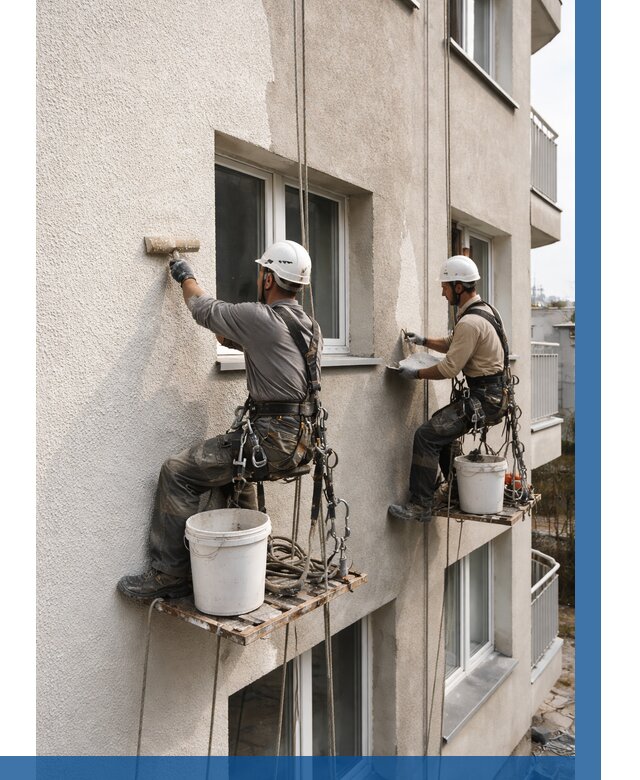 Нанесение короеда на фасад в Гукове от 462 р. | ВЫСОТНИК-Гкв