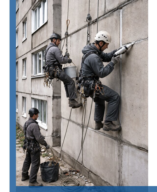 Герметизация межпанельных швов в Гукове с гарантией герметичности