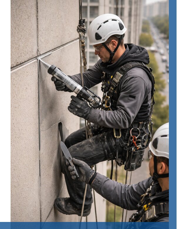 Первичная герметизация швов в Гукове от 616 р. | ВЫСОТНИК-Гкв