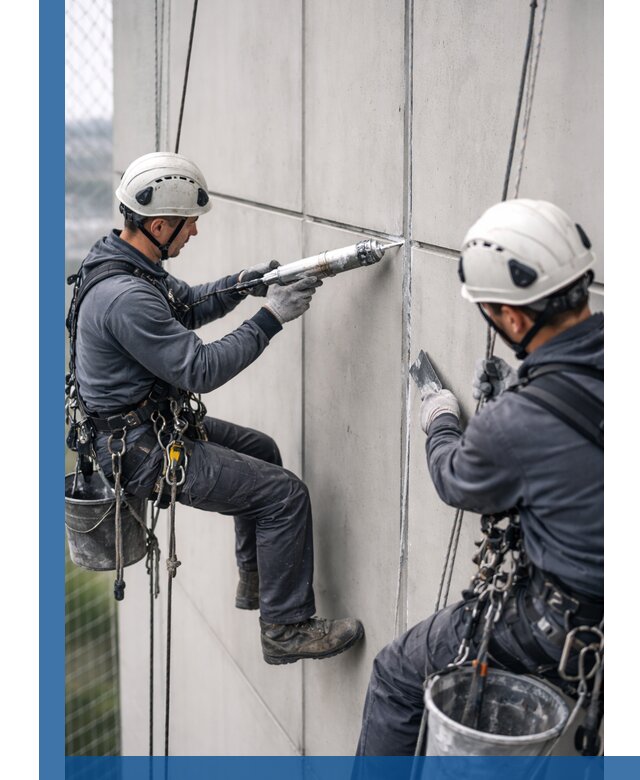 Первичная герметизация швов фасадов и кровель в Гукове