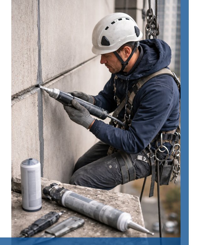 Вторичная герметизация швов в Гукове от 462 р. | ВЫСОТНИК-Гкв