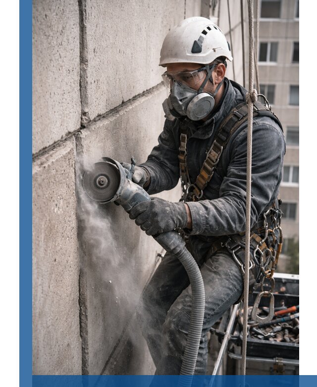 Штробление межпанельных швов в Гукове качественно и быстро