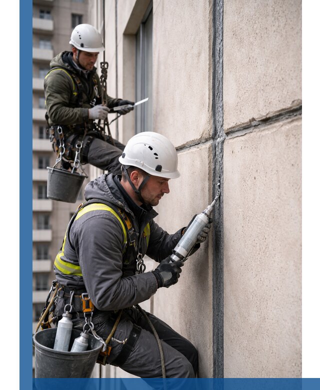 Герметизация деформационных швов фасада в Гукове качественно