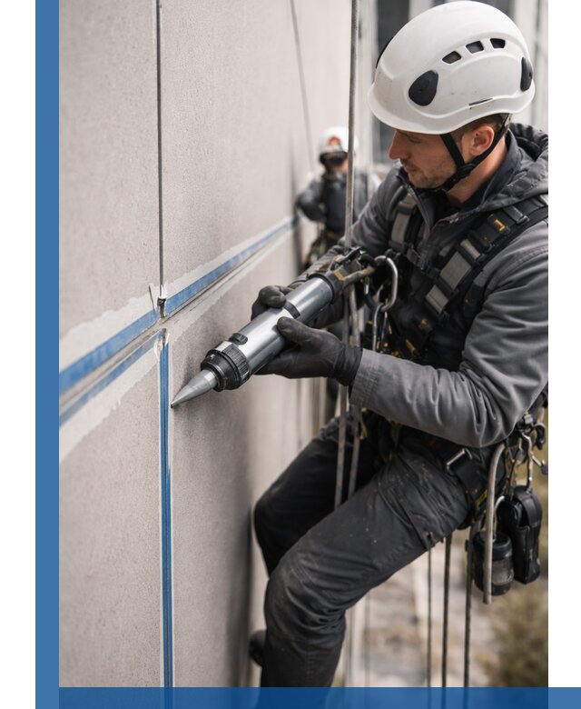 Герметизация стыков фасадных панелей в Гукове качественно и быстро