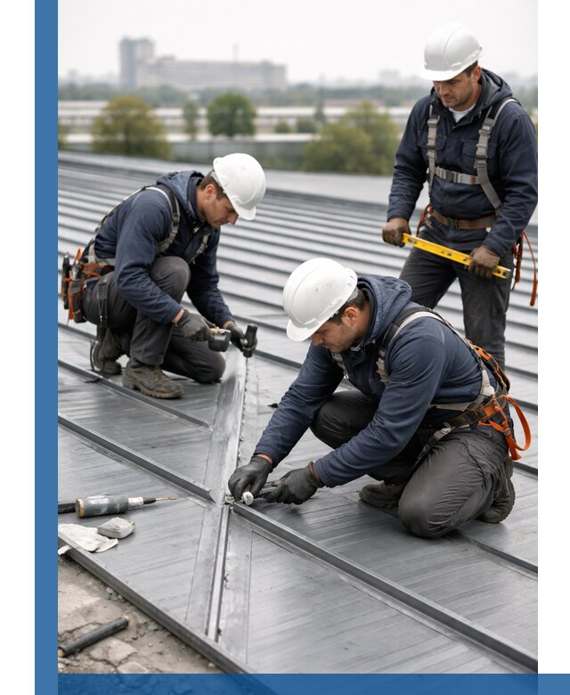 Ремонт фальцевой кровли в Гукове срочно и качественно