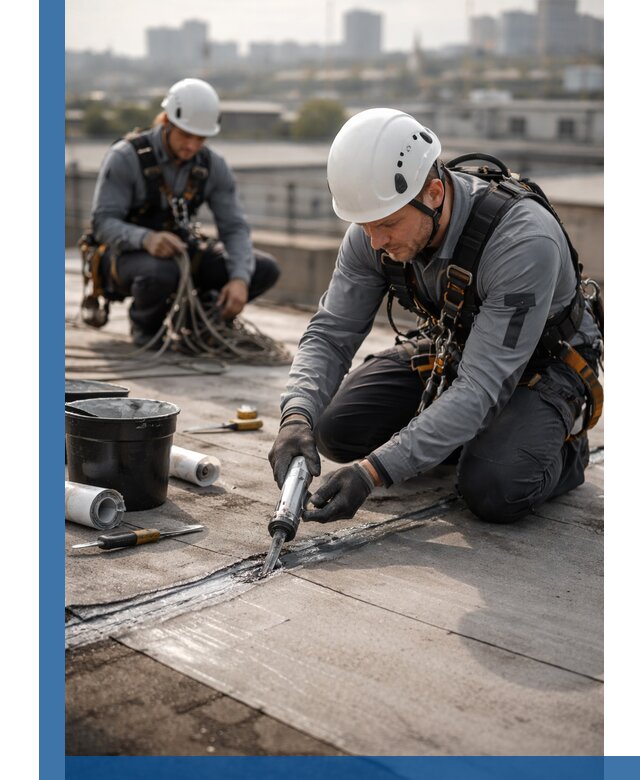 Аварийное и капитальное устранение протечек кровли в Гукове