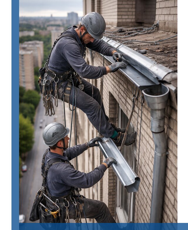 Ремонт водосточных желобов в Гукове, быстро и качественно