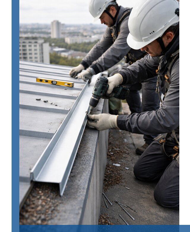 Монтаж капельника на кровле в Гукове с гарантией качества