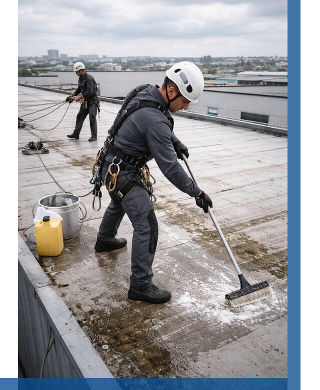 Очистка крыши по графику в Гукове от 7700 р. | ВЫСОТНИК-Гкв