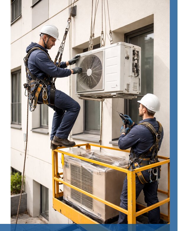 Демонтаж внешнего блока кондиционера в Гукове от 3593 р. | ВЫСОТНИК-Гкв