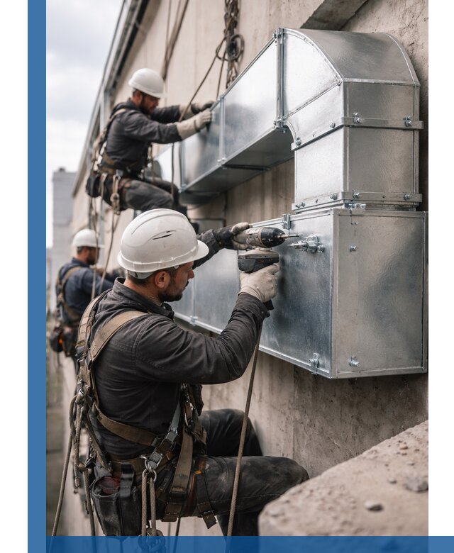 Профессиональный монтаж вентиляционных коробов в Гукове под ключ