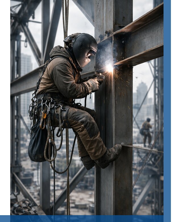 Высотные сварочные работы в Гукове от 3593 р. | ВЫСОТНИК-Гкв