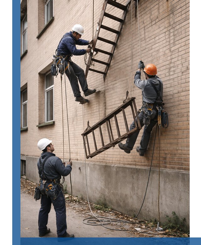 Демонтаж пожарной лестницы в Гукове быстро и безопасно