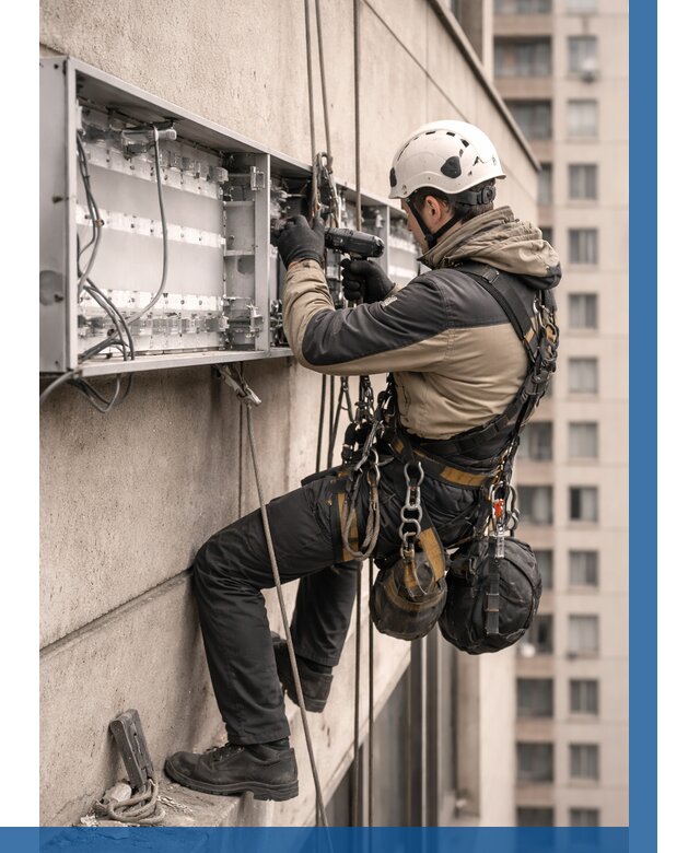 Ремонт вывески на высоте в Гукове от 4620 р. | ВЫСОТНИК-Гкв