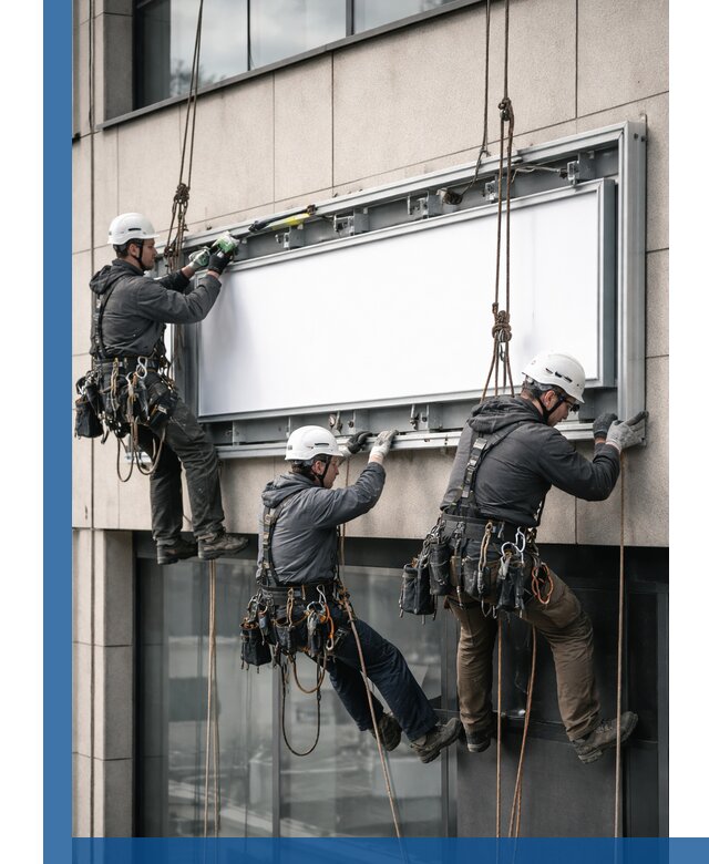 Профессиональный монтаж светового короба под ключ в Гукове