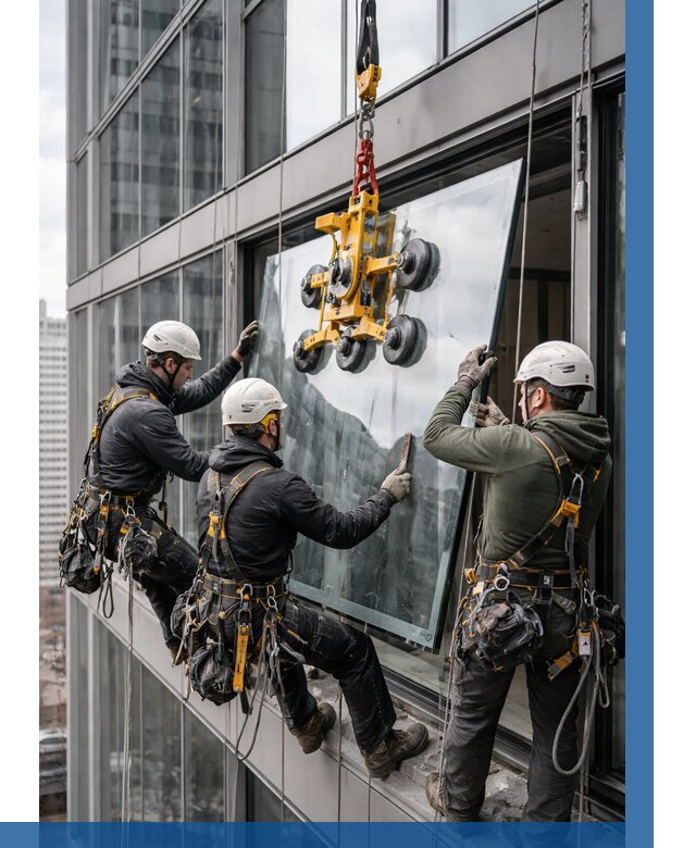 Фасадное остекление зданий под ключ в Гукове от 10266 р. | ВЫСОТНИК-Гкв