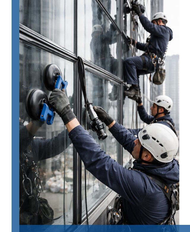 Радиусное остекление фасадов под ключ в Гукове с гарантиями