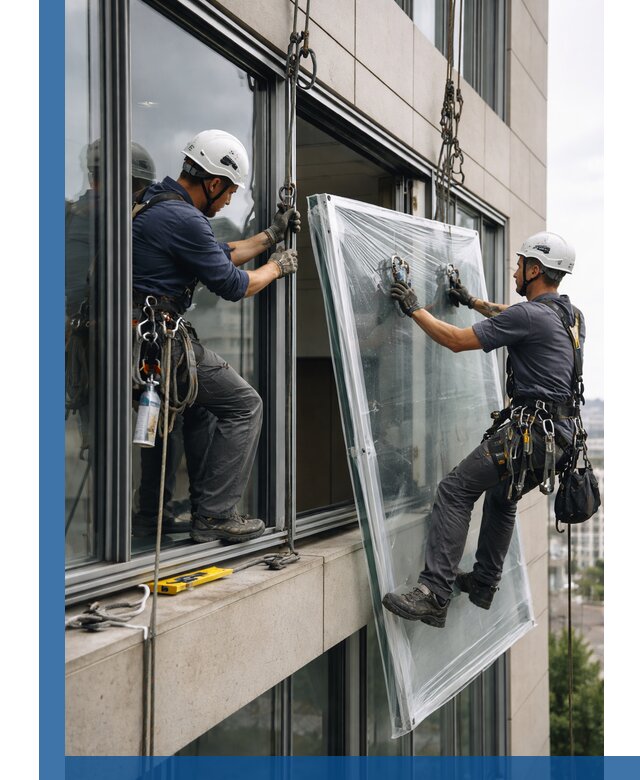 Профессиональная замена стекла в витраже в Гукове с гарантией
