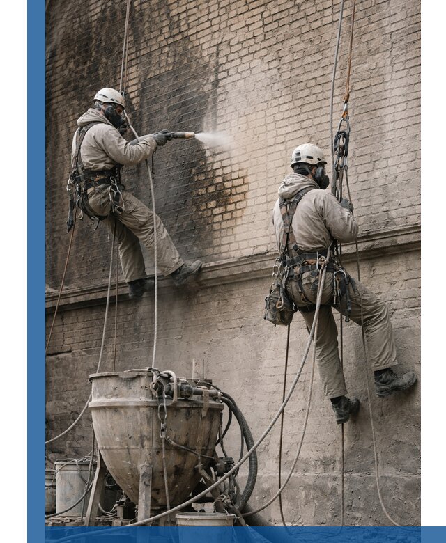 Пескоструйная очистка фасадов в Гукове профессионально