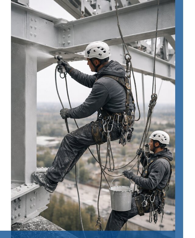 Покраска металлоконструкций на высоте в Гукове 359 р |ВЫСОТНИК-Гкв