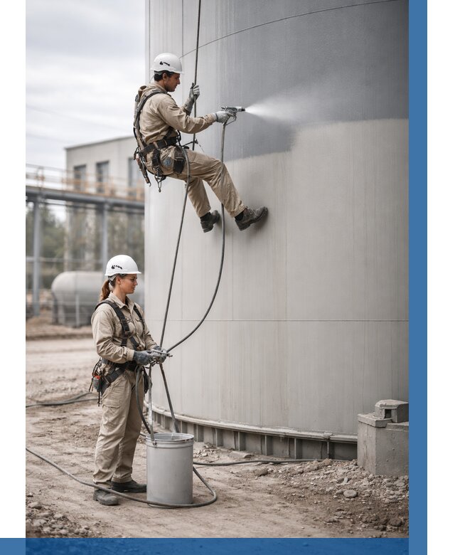 Покраска резервуаров в Гукове от 1232 р. | ВЫСОТНИК-Гкв — заказать