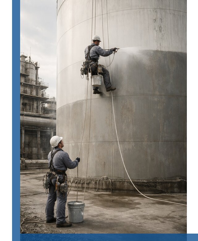 Покраска стальных резервуаров и емкостей в Гукове профессионально