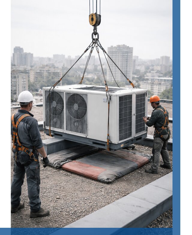 Подъем груза на крышу в Гукове от 5133 р. | ВЫСОТНИК-Гкв заказать