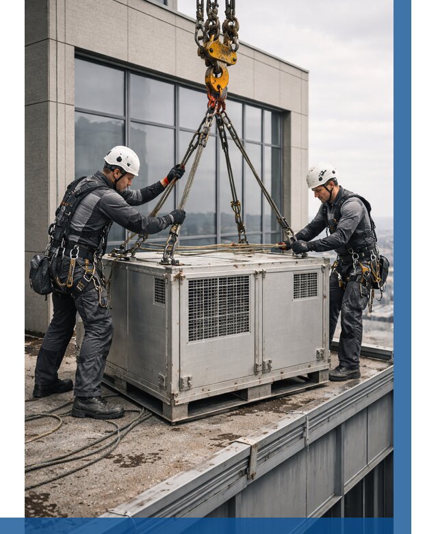 Такелажные работы на высоте в Гукове от 8213 р. | ВЫСОТНИК-Гкв