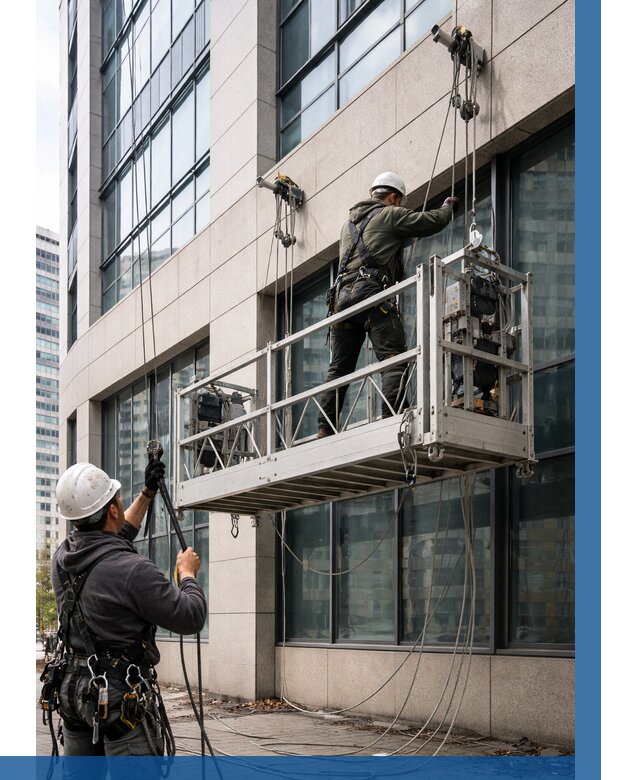 Монтаж и подъем фасадной люльки в Гукове от 12319 р. | ВЫСОТНИК-Гкв