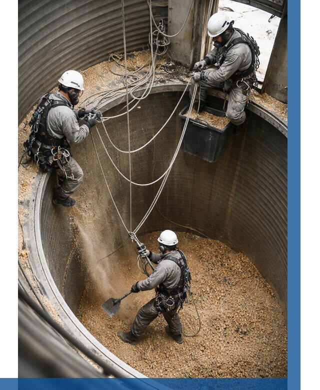 Чистка зерновых бункеров в Гукове от 12319 р. | ВЫСОТНИК-Гкв