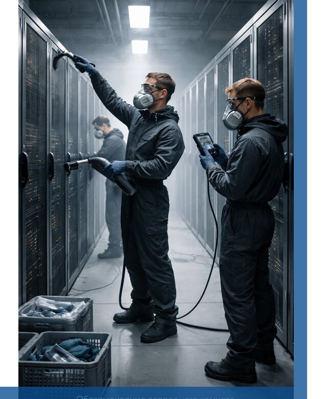 Обеспыливание серверной комнаты в Гукове от 4620 р. | ВЫСОТНИК-Гкв