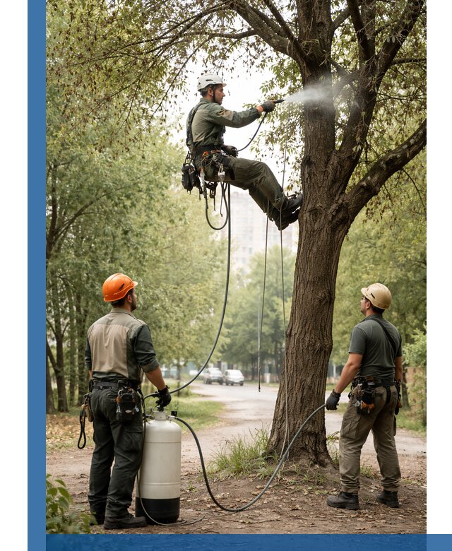 Обработка деревьев от вредителей в Гукове профессиональная защита