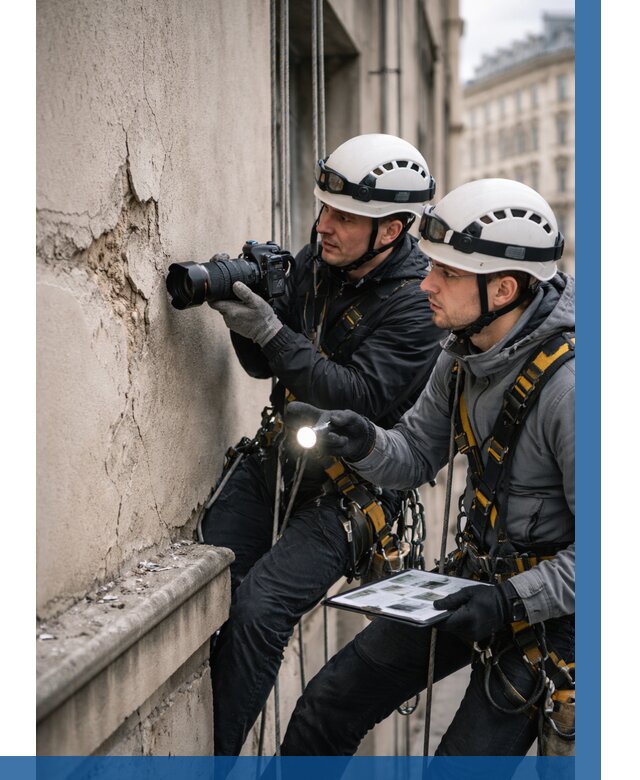 Фотофиксация дефектов фасада в Гукове от 4620 р. | ВЫСОТНИК-Гкв