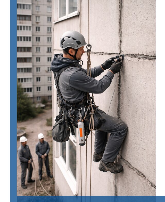 Обследование межпанельных швов и герметизация в Гукове